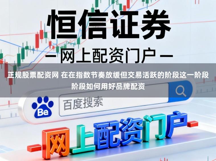 正规股票配资网 在在指数节奏放缓但交易活跃的阶段这一阶段阶段如何用好品牌配资