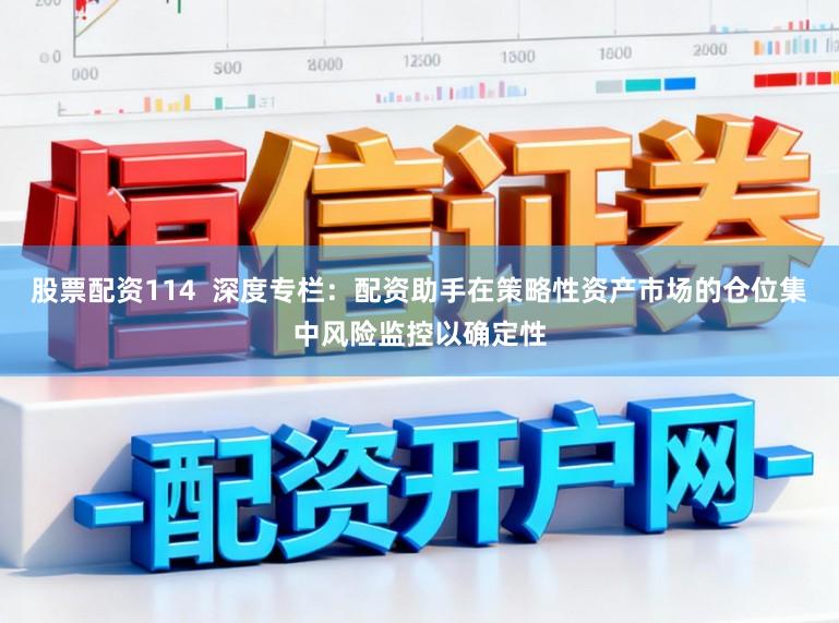 股票配资114  深度专栏：配资助手在策略性资产市场的仓位集中风险监控以确定性